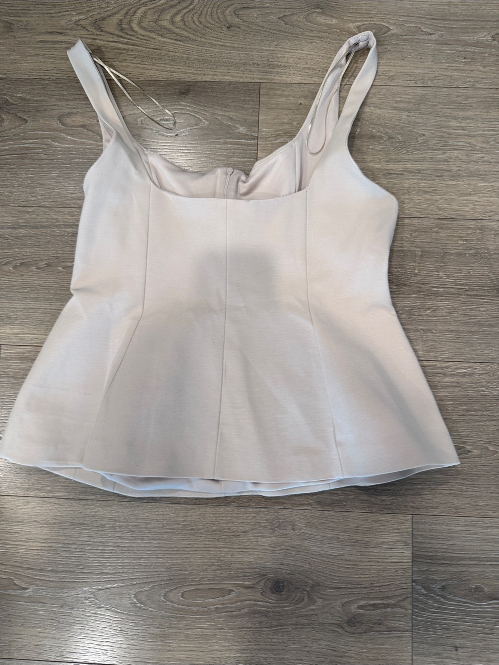 Zara Light Blush Peplum Camisole